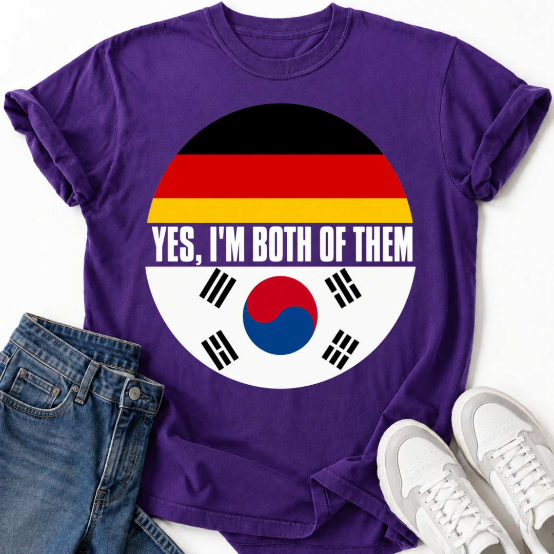 KOREAN GERMAN FLAG T-SHIRT