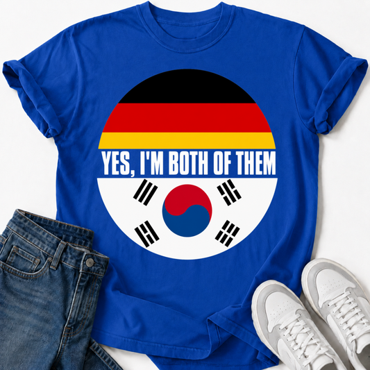 KOREAN GERMAN FLAG T-SHIRT