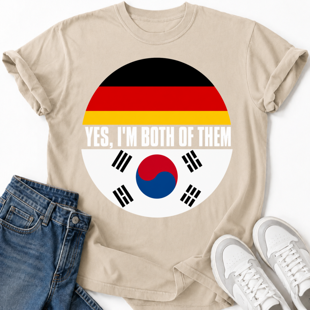 KOREAN GERMAN FLAG T-SHIRT