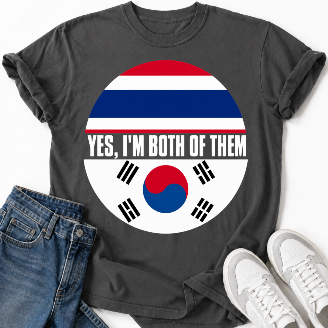 KOREAN THAI FLAG T-SHIRT