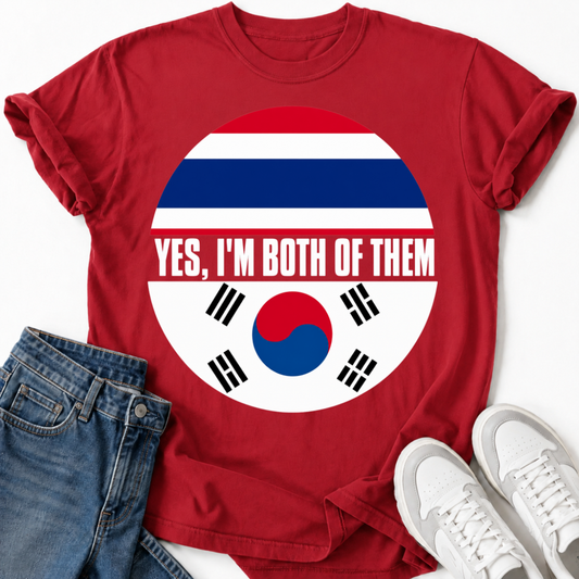 KOREAN THAI FLAG T-SHIRT