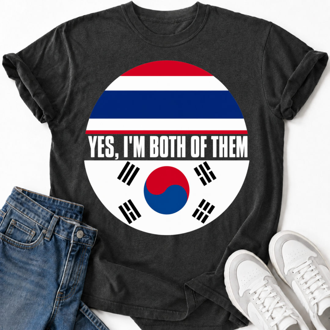KOREAN THAI FLAG T-SHIRT