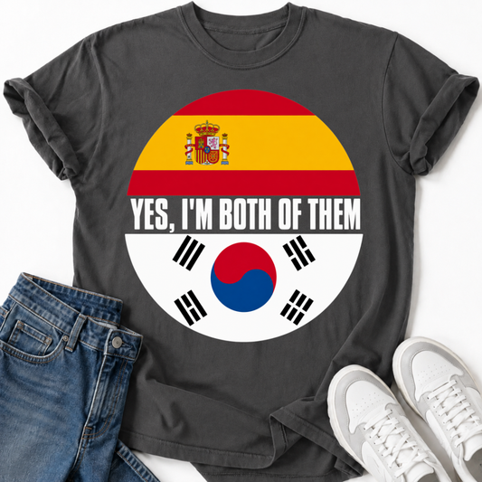 KOREAN SPANISH FLAG T-SHIRT