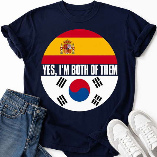 KOREAN SPANISH FLAG T-SHIRT