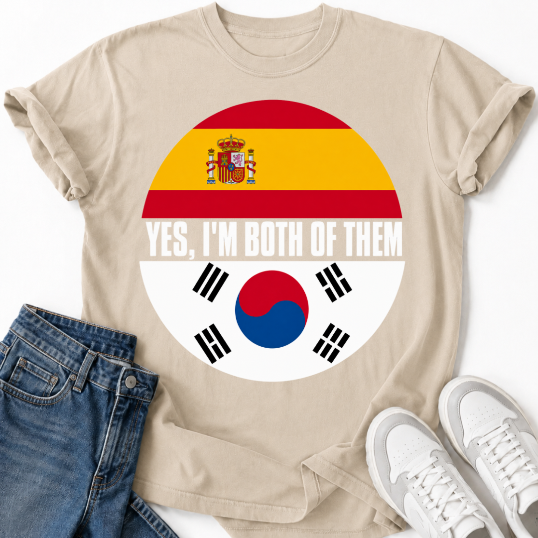 KOREAN SPANISH FLAG T-SHIRT