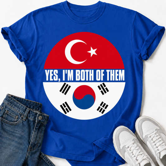 KOREAN TURKISH FLAG T-SHIRT
