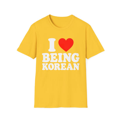 I Love Being Korean T-Shirt — Korean Pride Graphic Tee