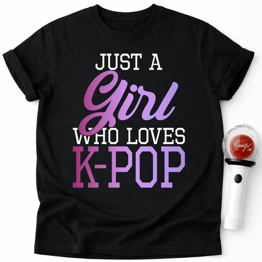 K-POP GIRL TYPOGRAPHY T-SHIRT