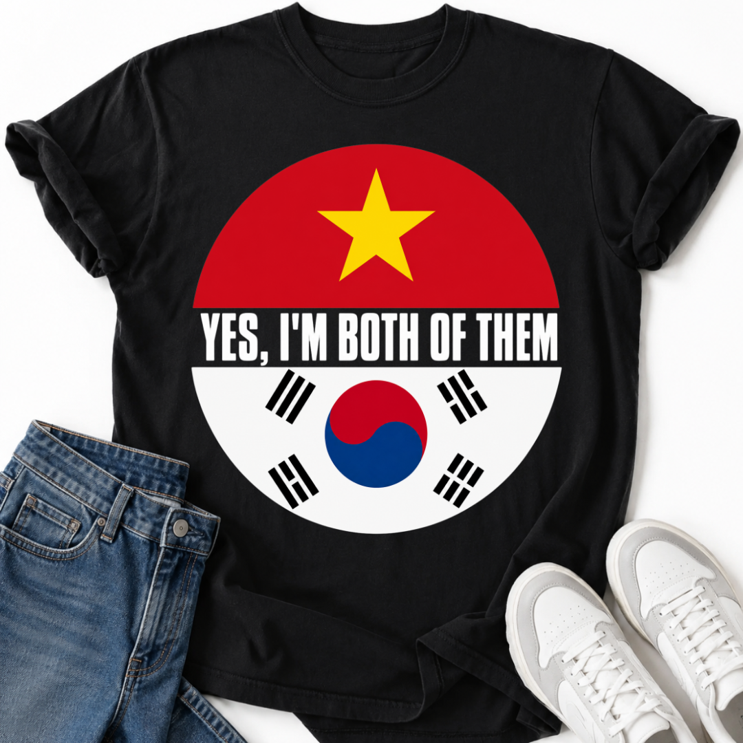 KOREAN VIETNAMESE FLAG T-SHIRT
