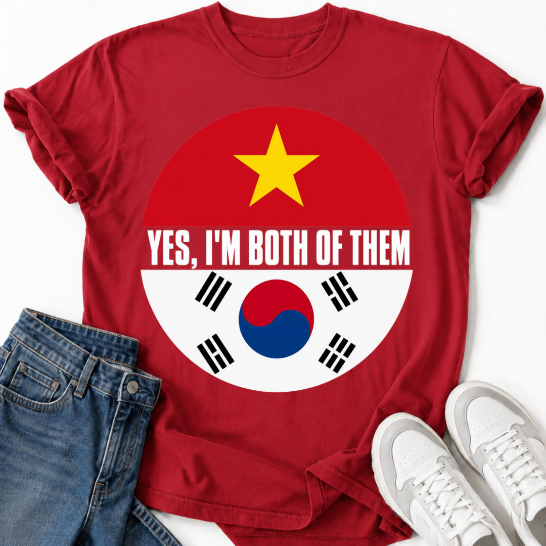 KOREAN VIETNAMESE FLAG T-SHIRT