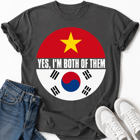 KOREAN VIETNAMESE FLAG T-SHIRT