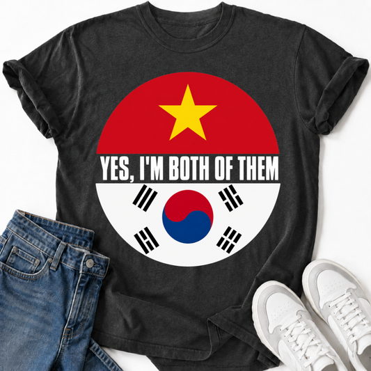 KOREAN VIETNAMESE FLAG T-SHIRT