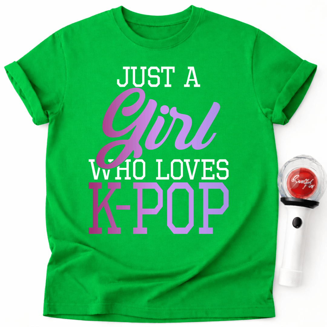 K-POP GIRL TYPOGRAFIE T-SHIRT