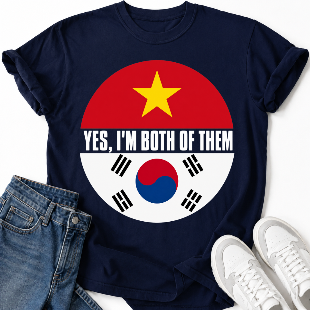 KOREAN VIETNAMESE FLAG T-SHIRT