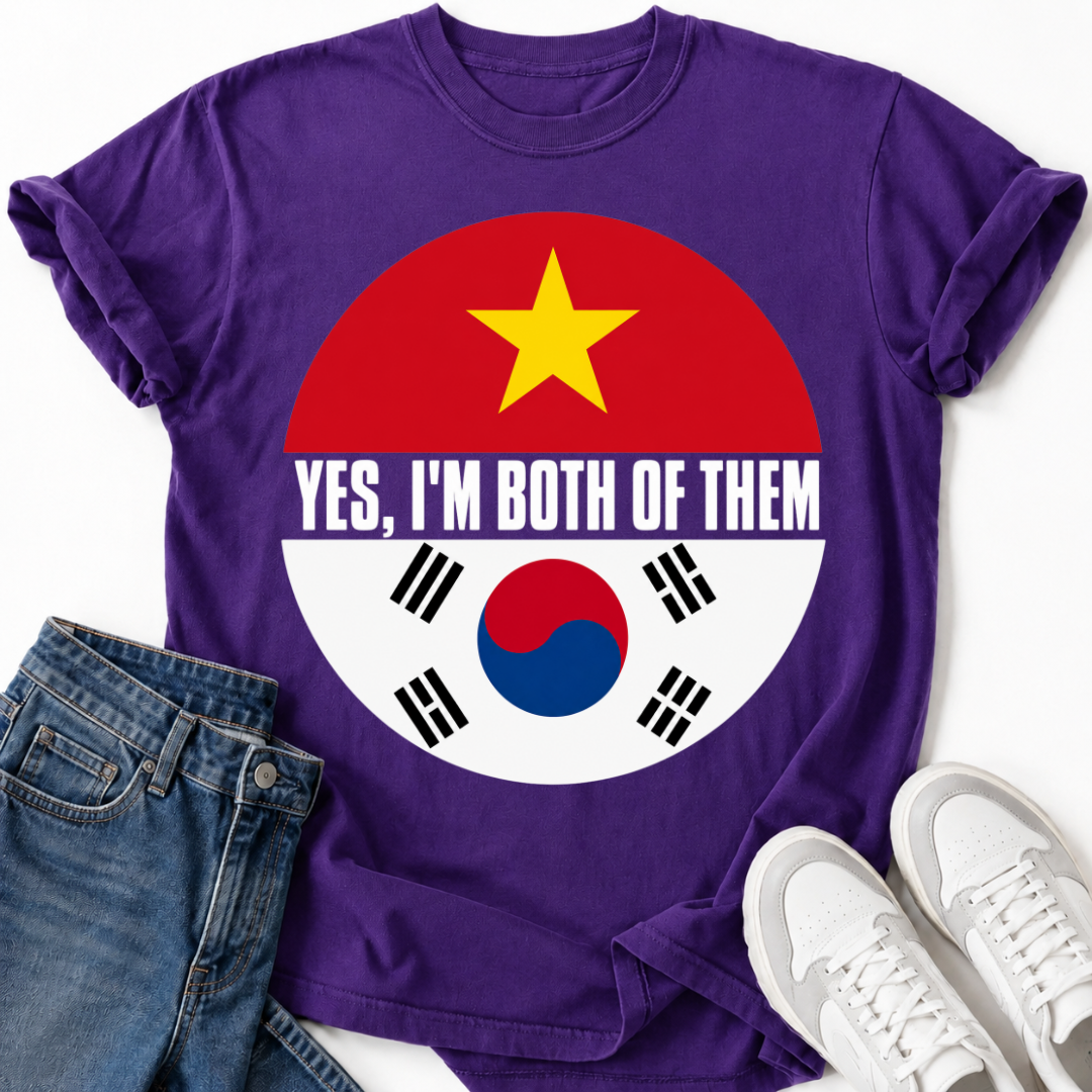 KOREAN VIETNAMESE FLAG T-SHIRT