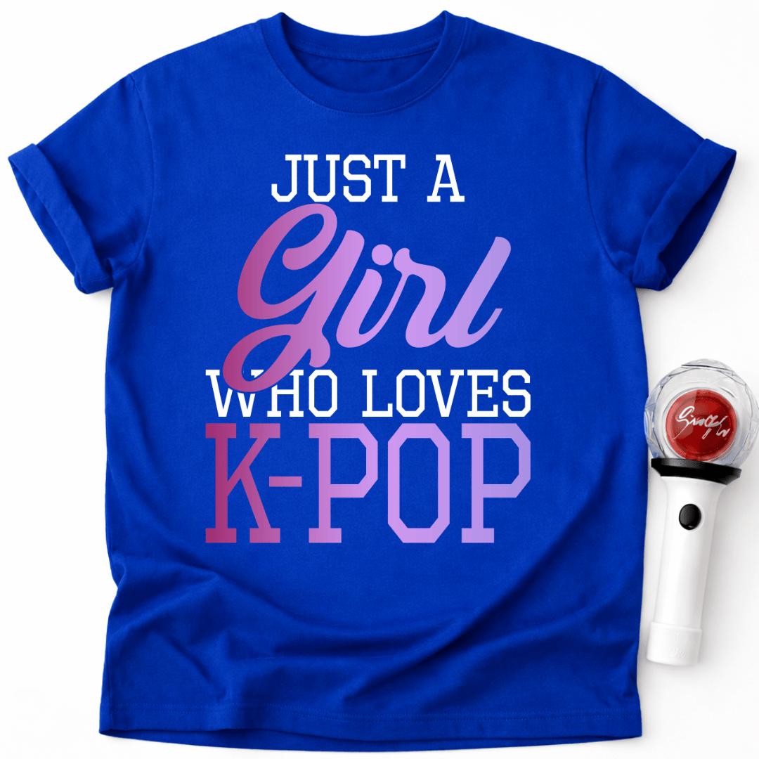 K-POP GIRL TYPOGRAFIE T-SHIRT