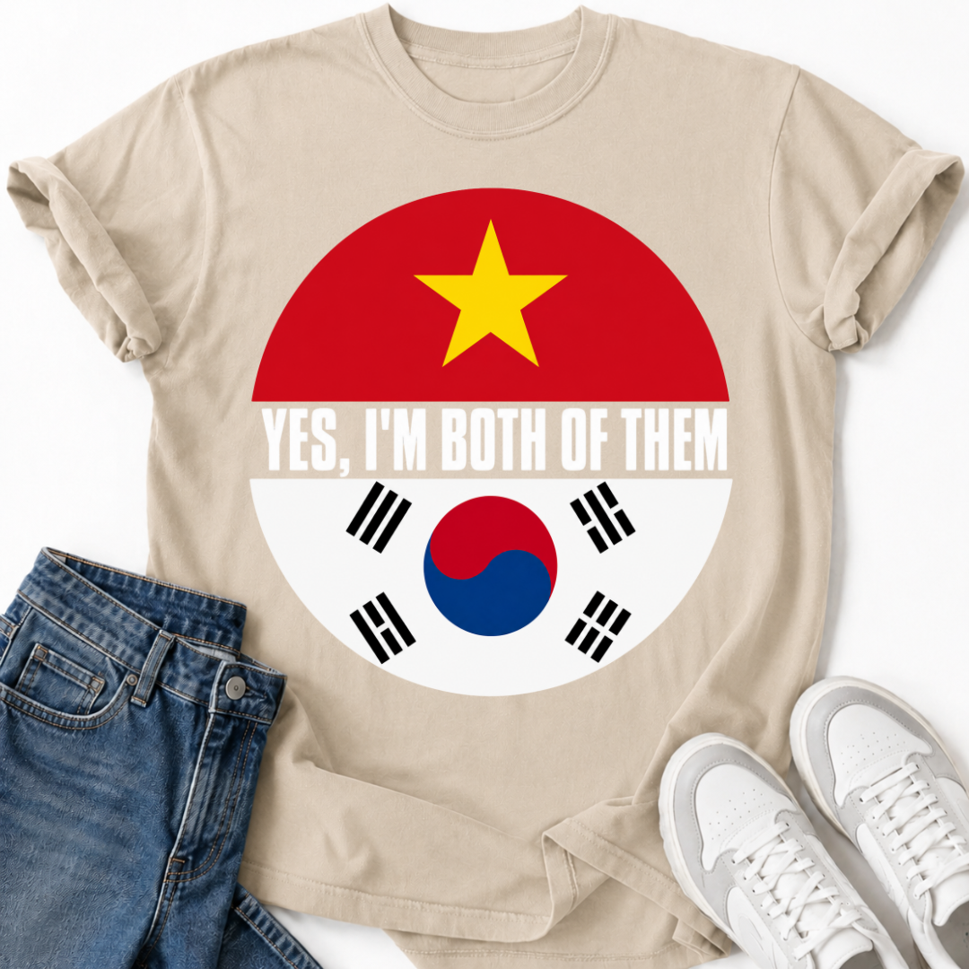 KOREAN VIETNAMESE FLAG T-SHIRT