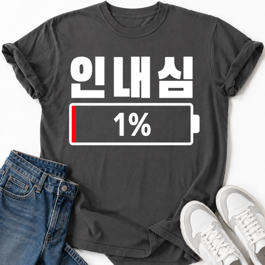 PATIENCE 1% T-SHIRT