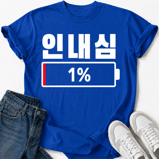 PATIENCE 1% T-SHIRT