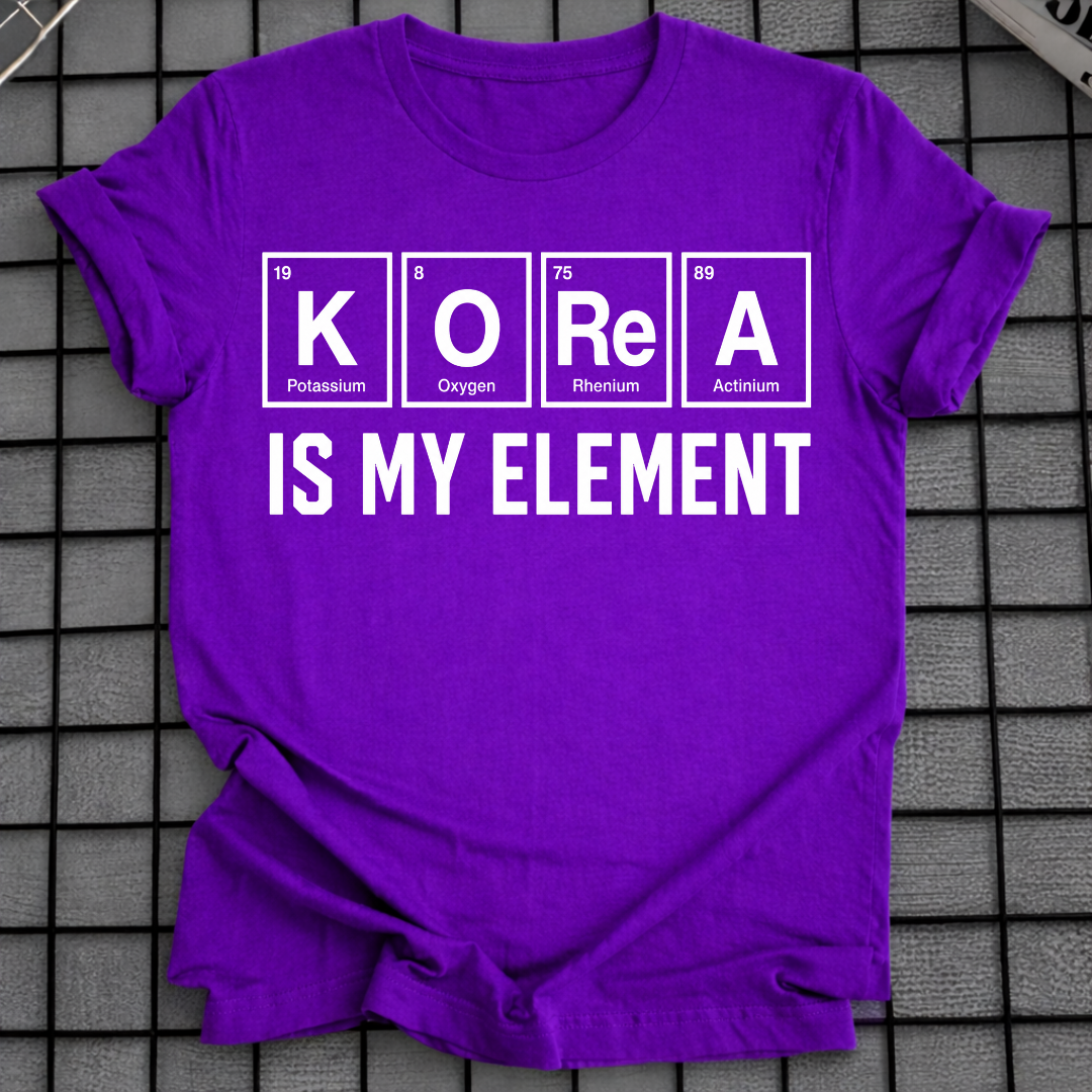 KOREA IS MY ELEMENT T-SHIRT