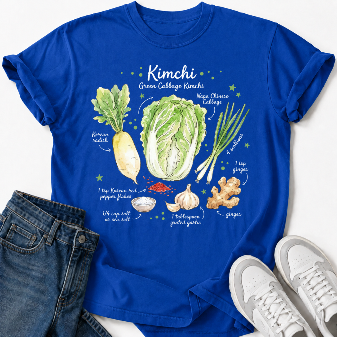 GREEN KIMCHI RECIPE T-SHIRT