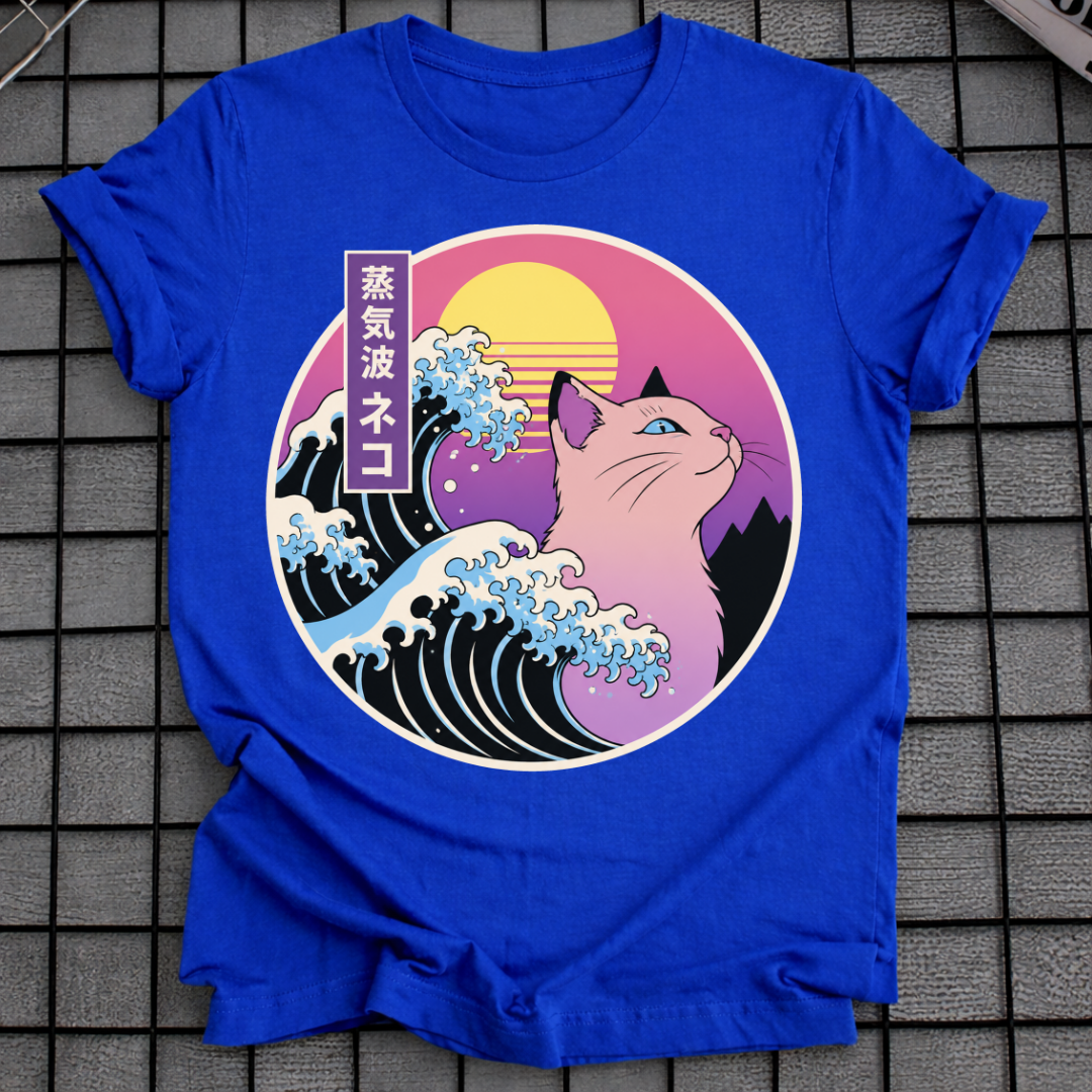 WAVE CAT T-SHIRT