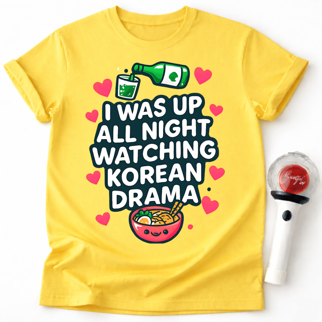 DIE GANZE NACHT K-DRAMA GESCHAUT T-SHIRT