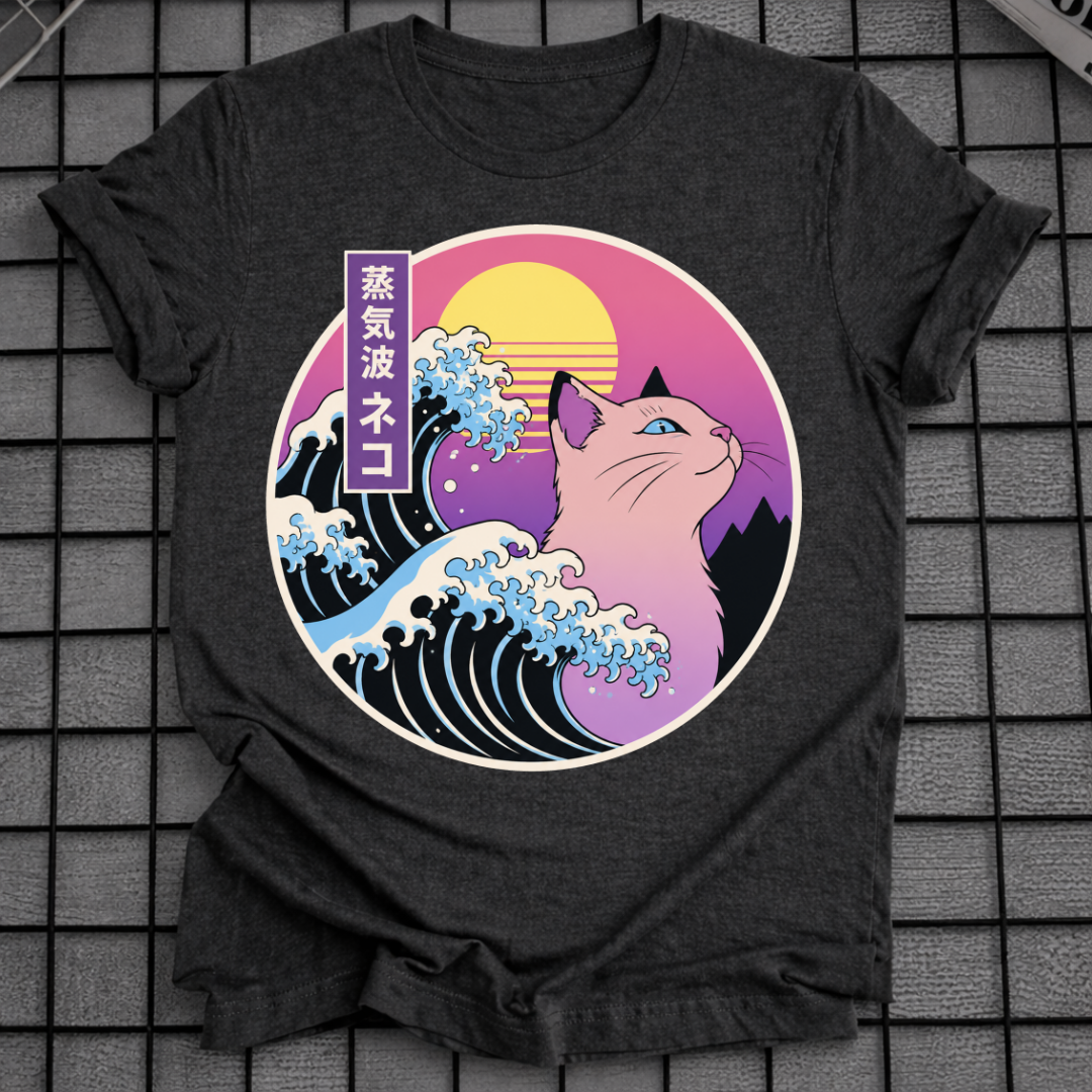 WAVE CAT T-SHIRT
