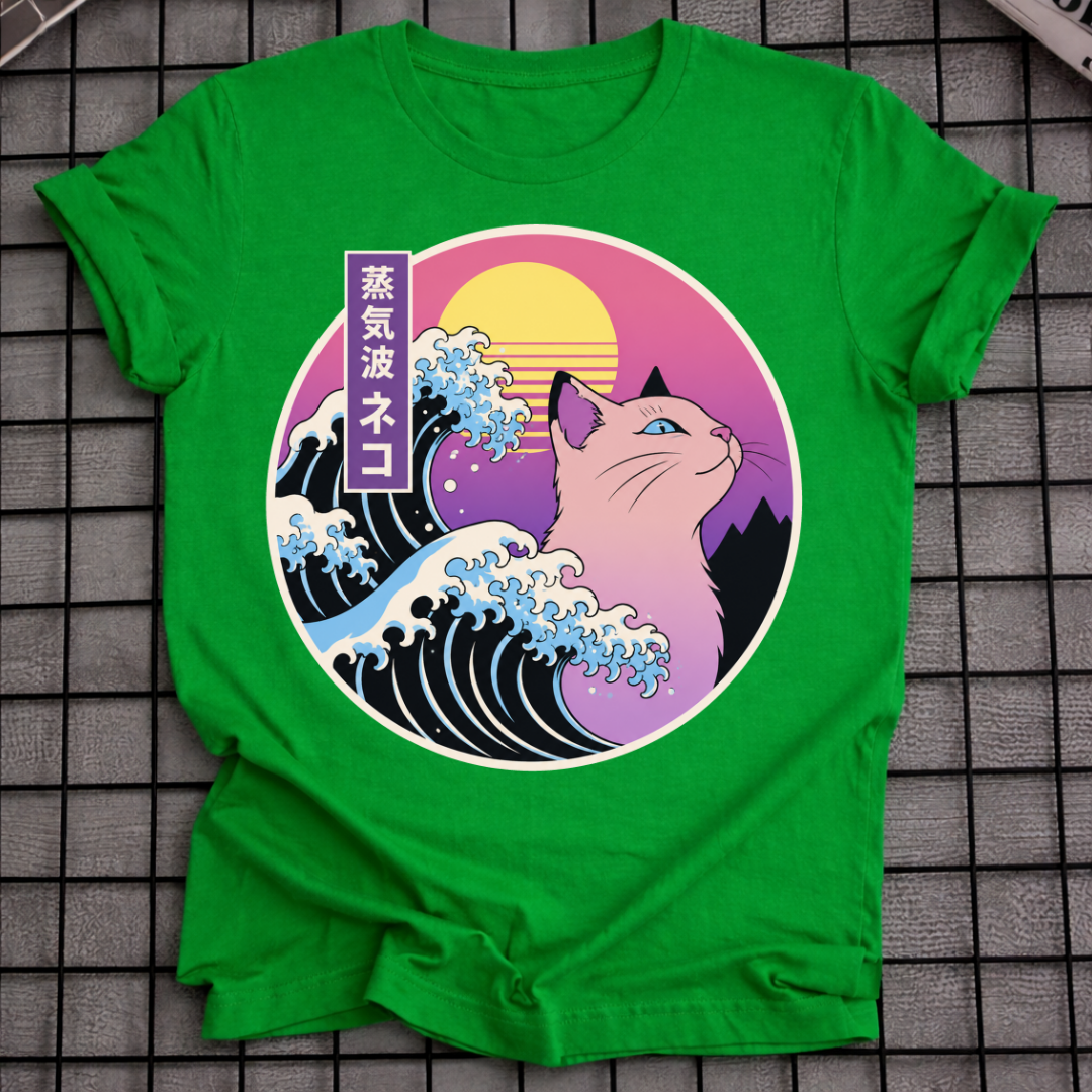 WAVE CAT T-SHIRT