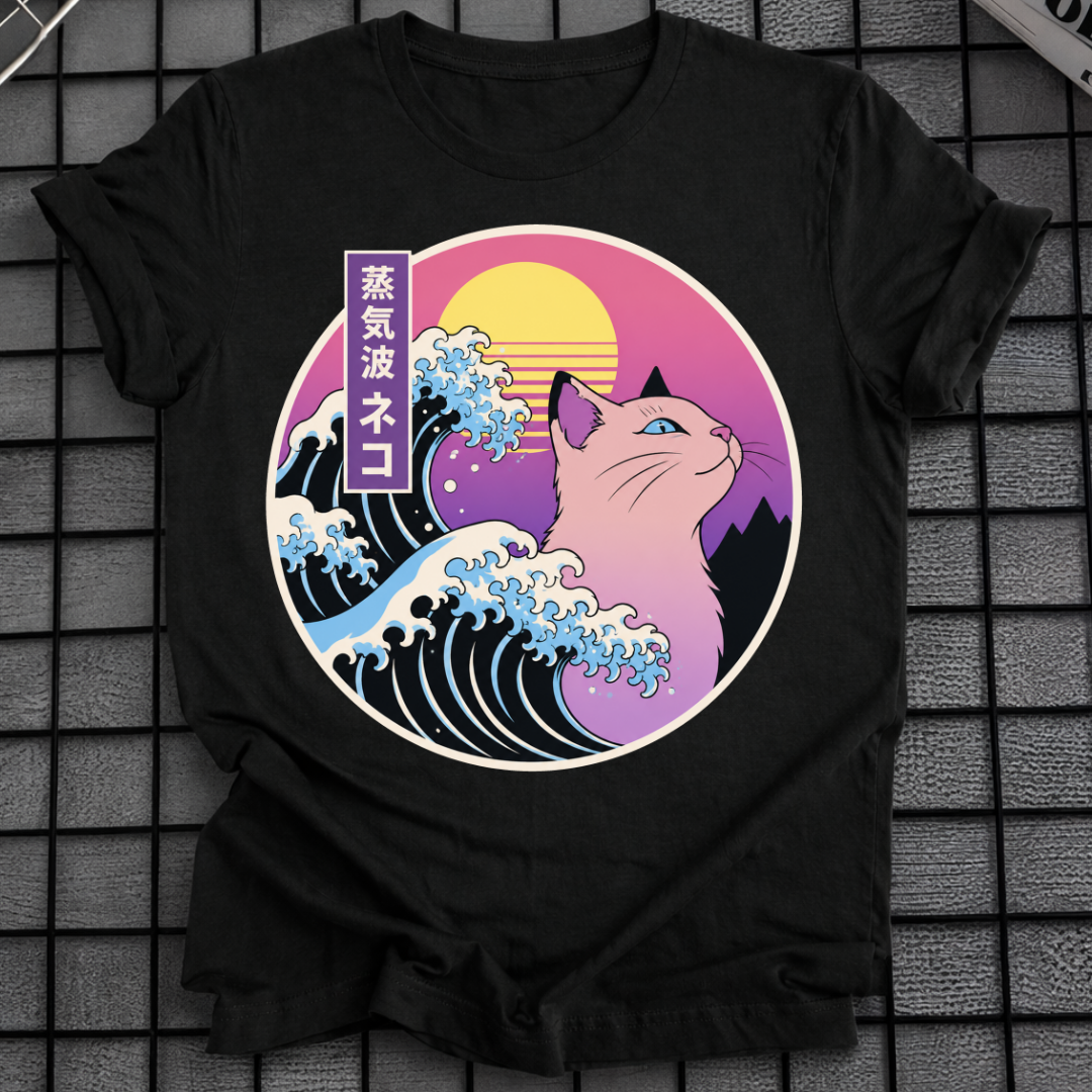 WAVE CAT T-SHIRT
