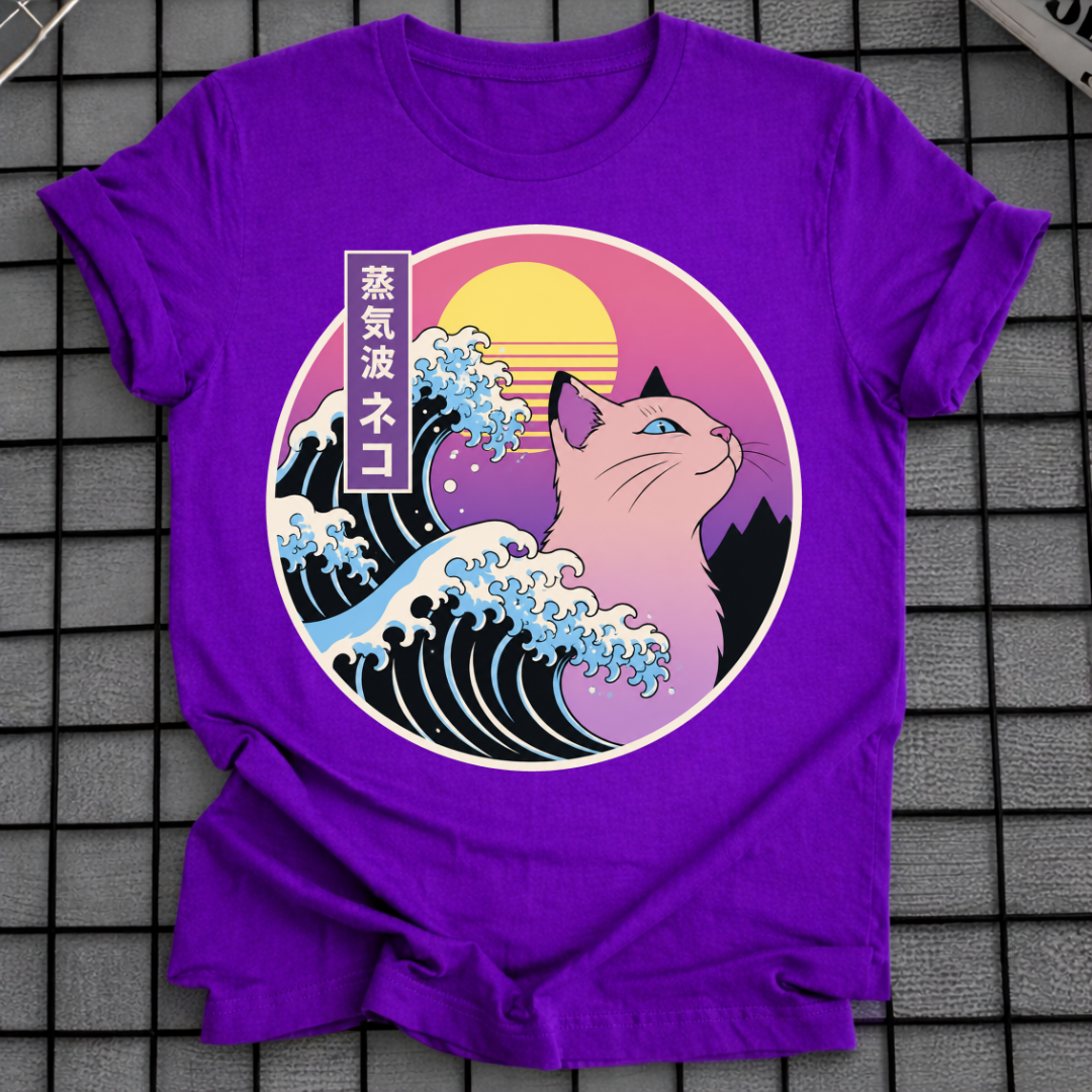 WAVE CAT T-SHIRT
