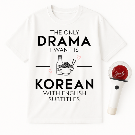 KOREAN WITH ENGLISH SUBTITLES UNISEX SHIRT