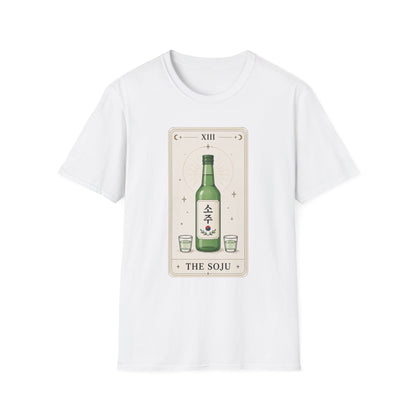 Soju Tarot T-Shirt — Illustrated Bottle 'The Soju' Graphic Tee