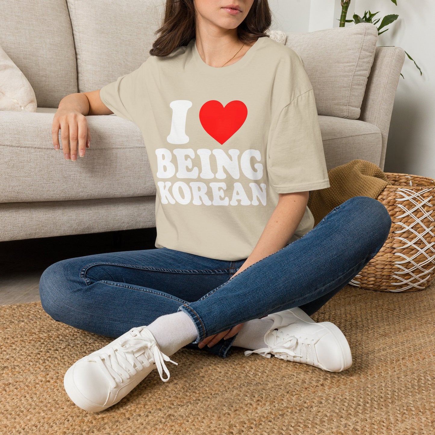 I LOVE BEING KOREAN T-SHIRT