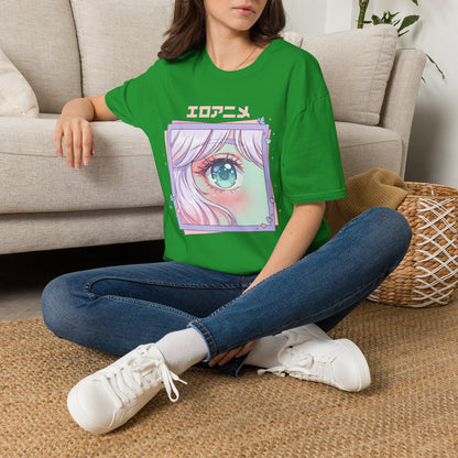 Anime Eye Graphic T-Shirt — エロアニメ Pastel Kawaii Aesthetic