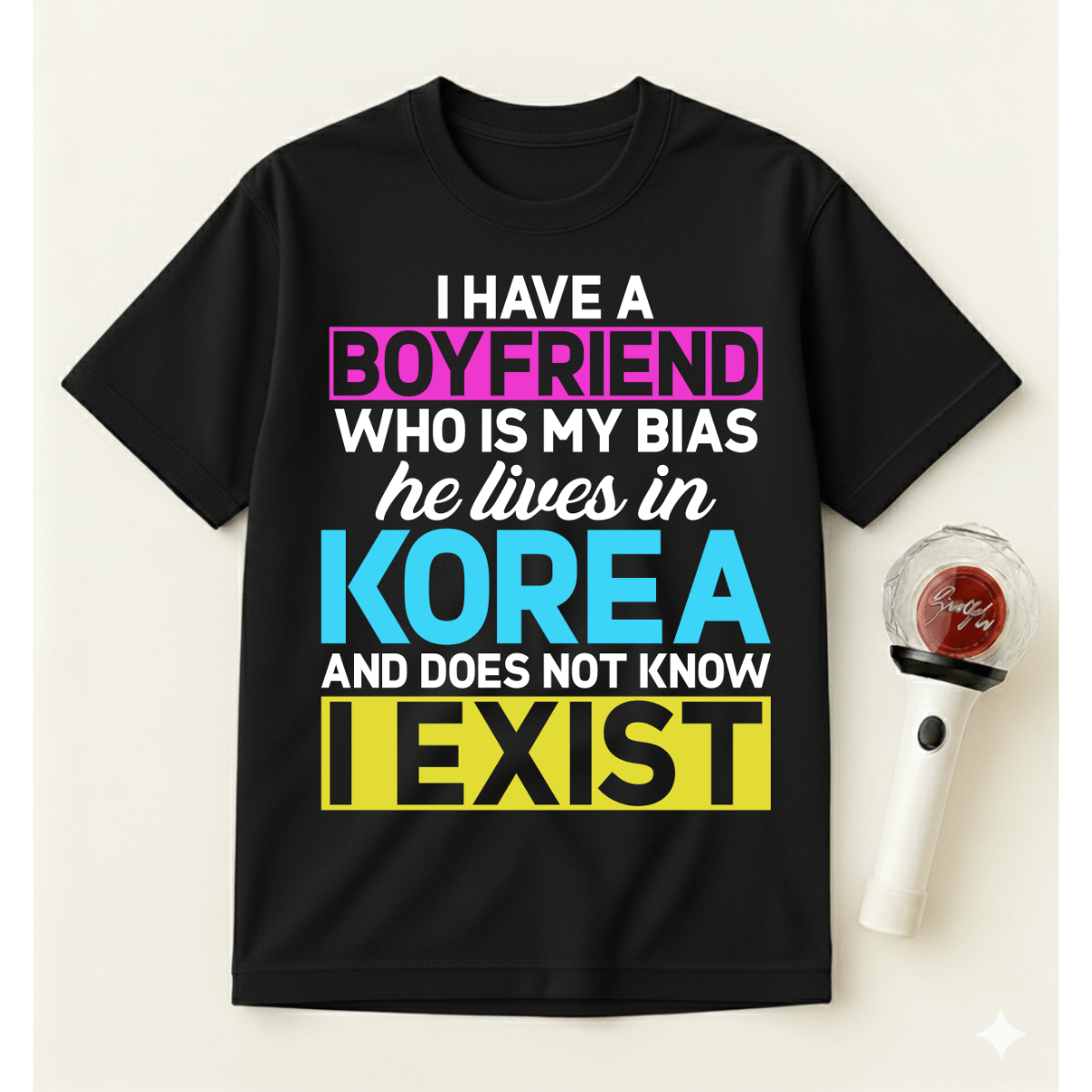 BIAS BOYFRIEND K-POP T-SHIRT