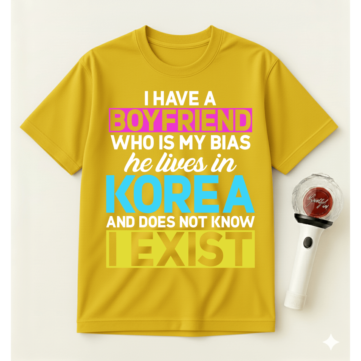 BIAS BOYFRIEND K-POP T-SHIRT