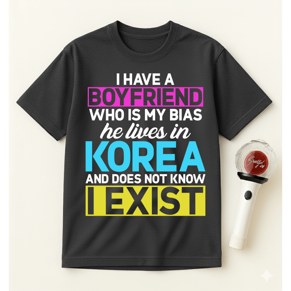 BIAS BOYFRIEND K-POP T-SHIRT