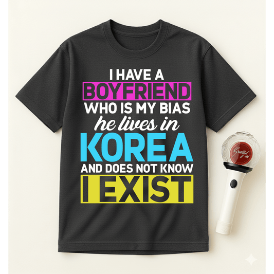 BIAS BOYFRIEND K-POP T-SHIRT
