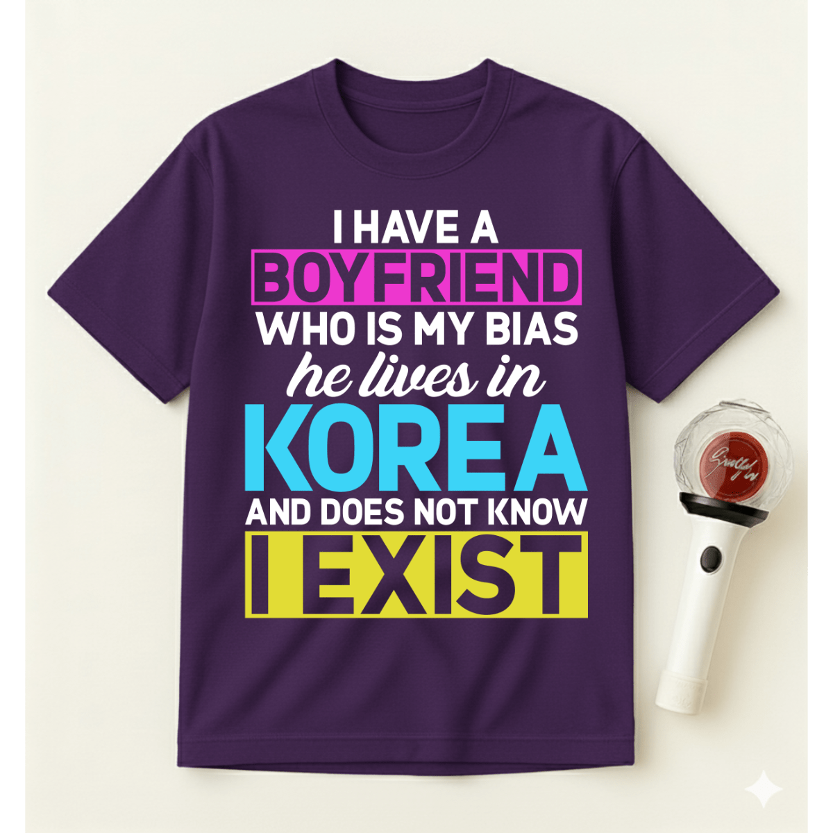 BIAS BOYFRIEND K-POP T-SHIRT