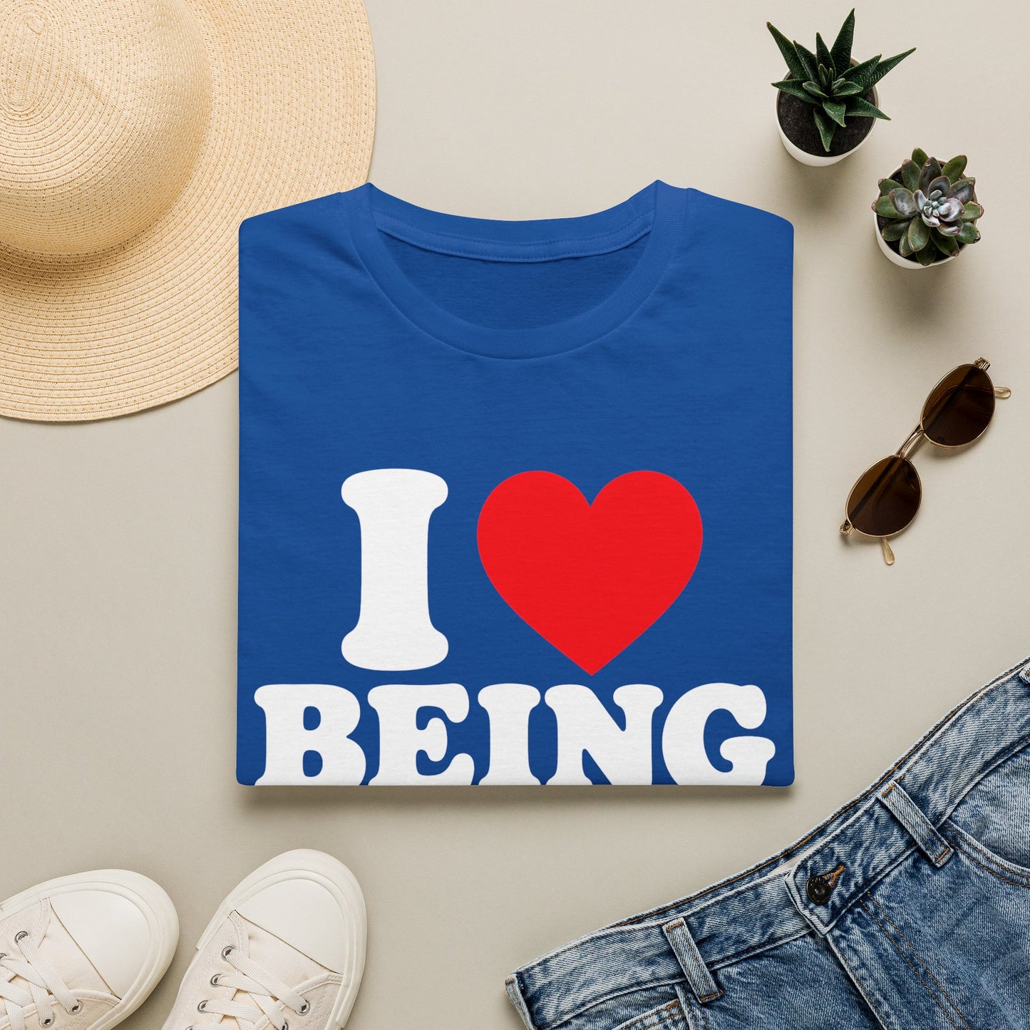 I LOVE BEING HALF KOREAN T-SHIRT