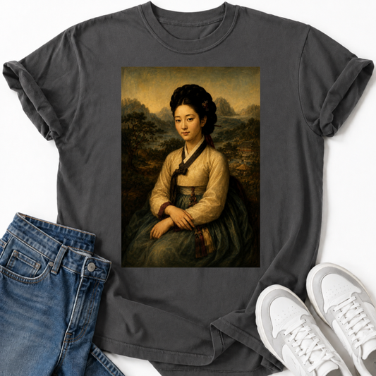 KOREAN MONA LISA T-SHIRT