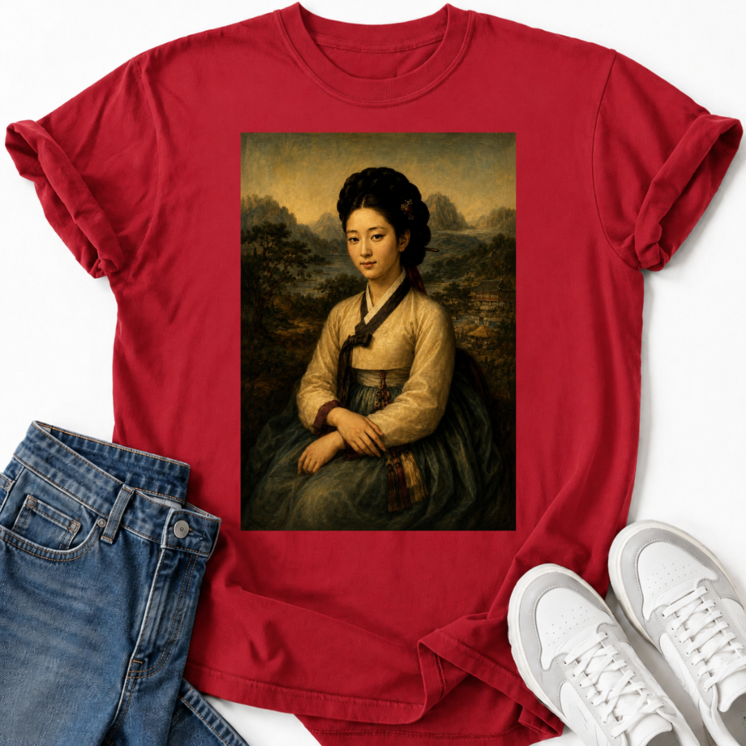 KOREAN MONA LISA T-SHIRT