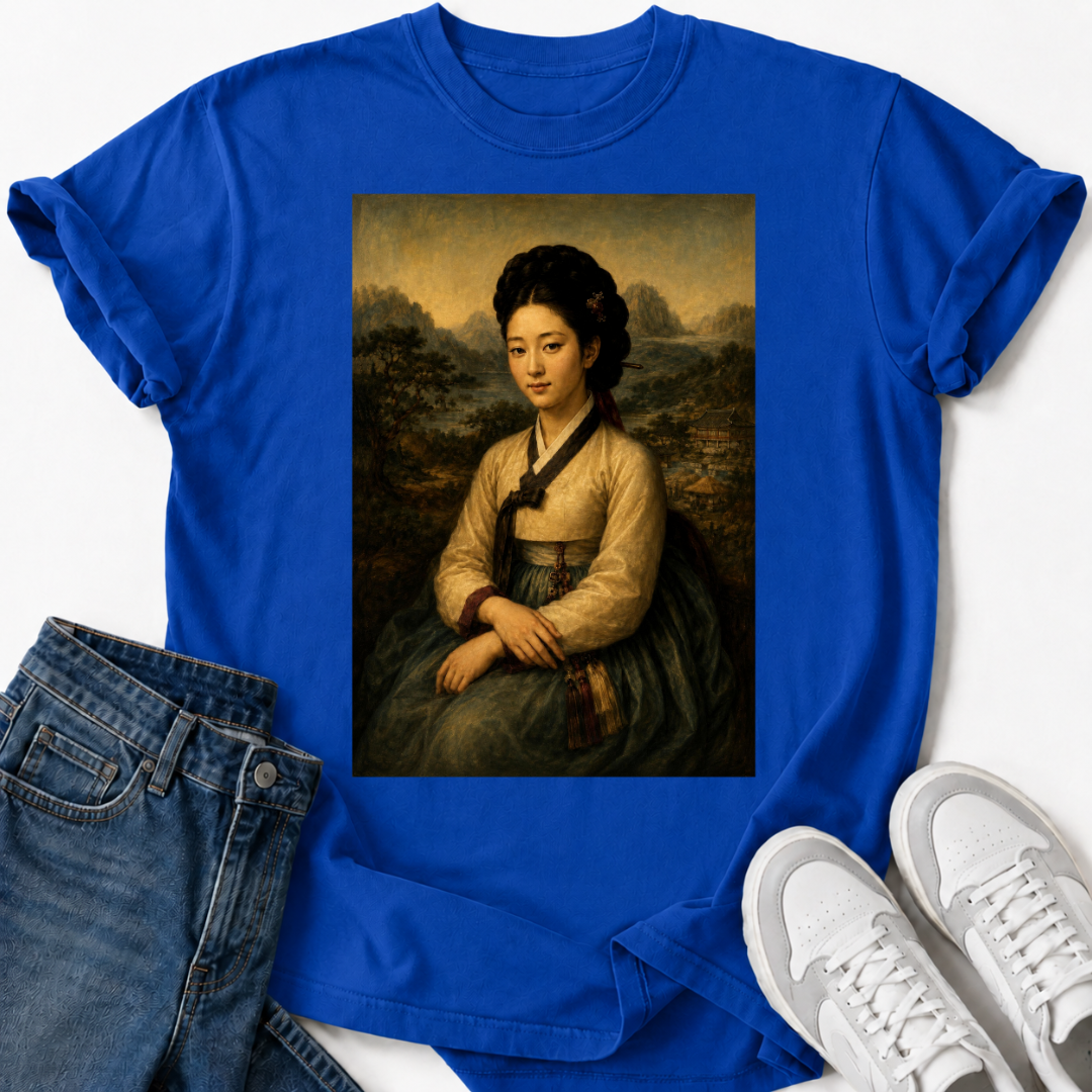 KOREAN MONA LISA T-SHIRT
