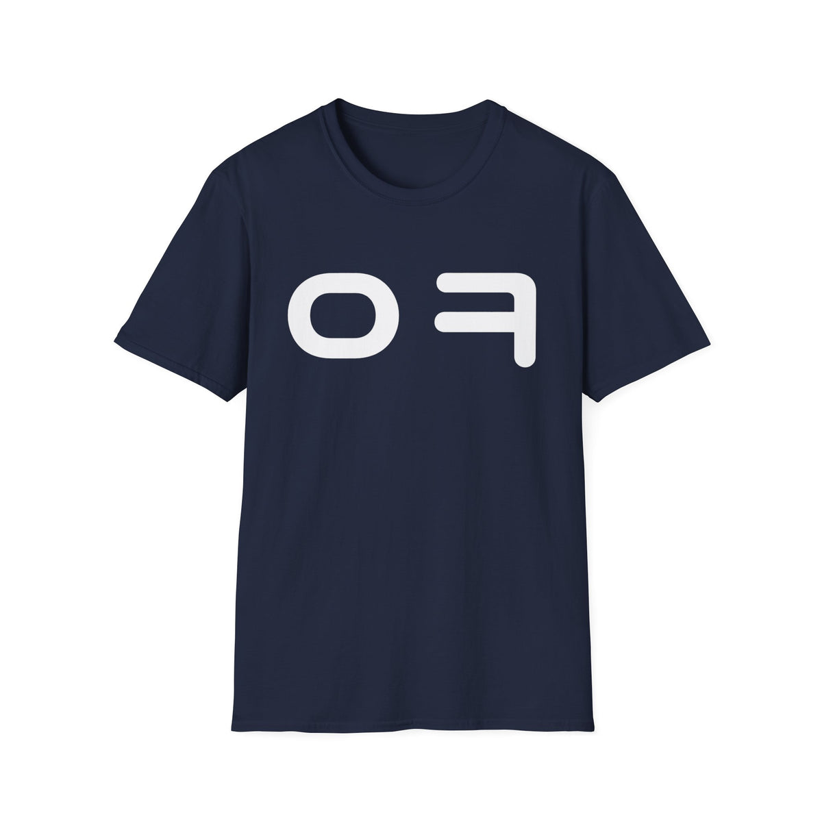 OF Minimalist Graphic T‑Shirt — Bold White Logo Tee