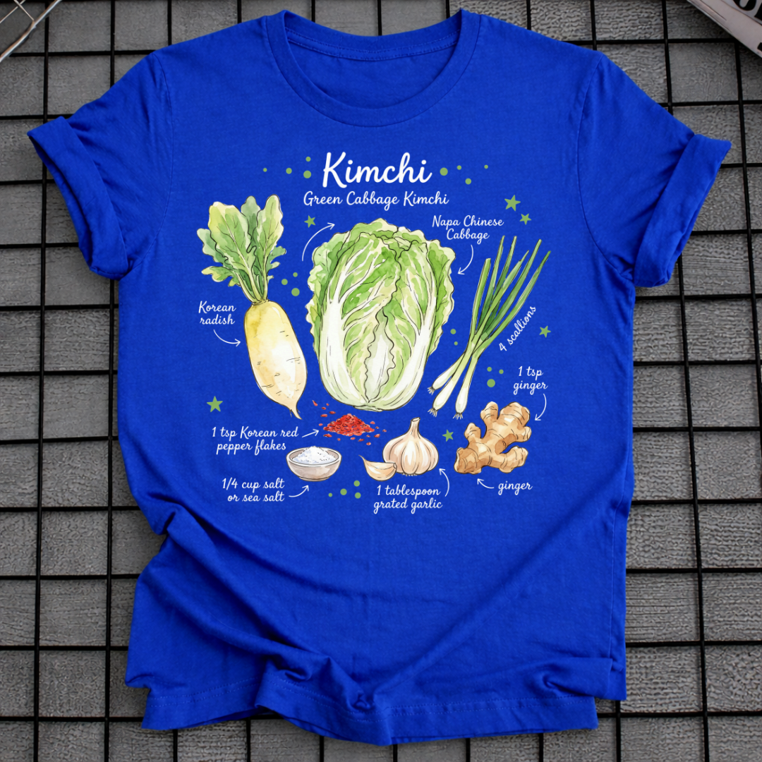 GREEN KIMCHI RECIPE T-SHIRT