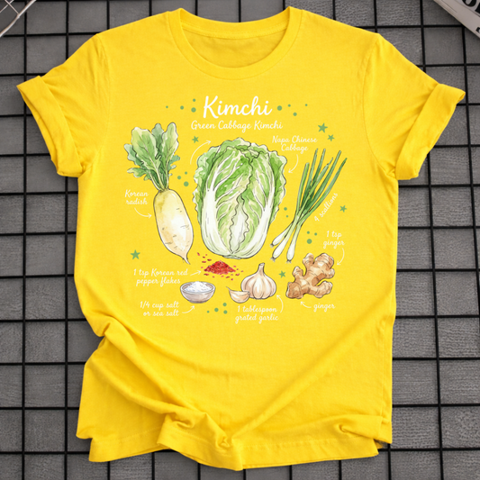 GREEN KIMCHI RECIPE T-SHIRT