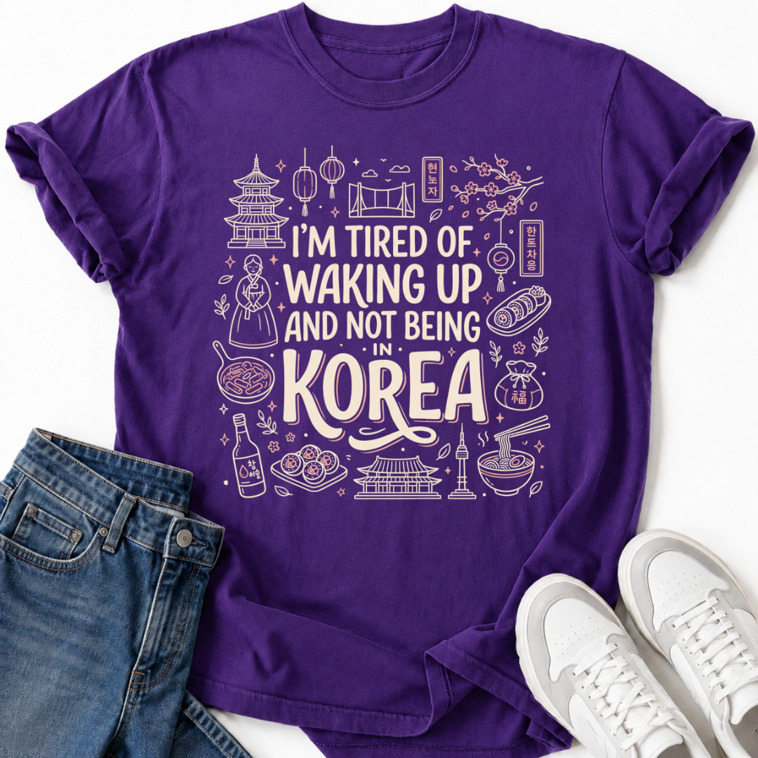 NOT BEING IN KOREA T-SHIRT