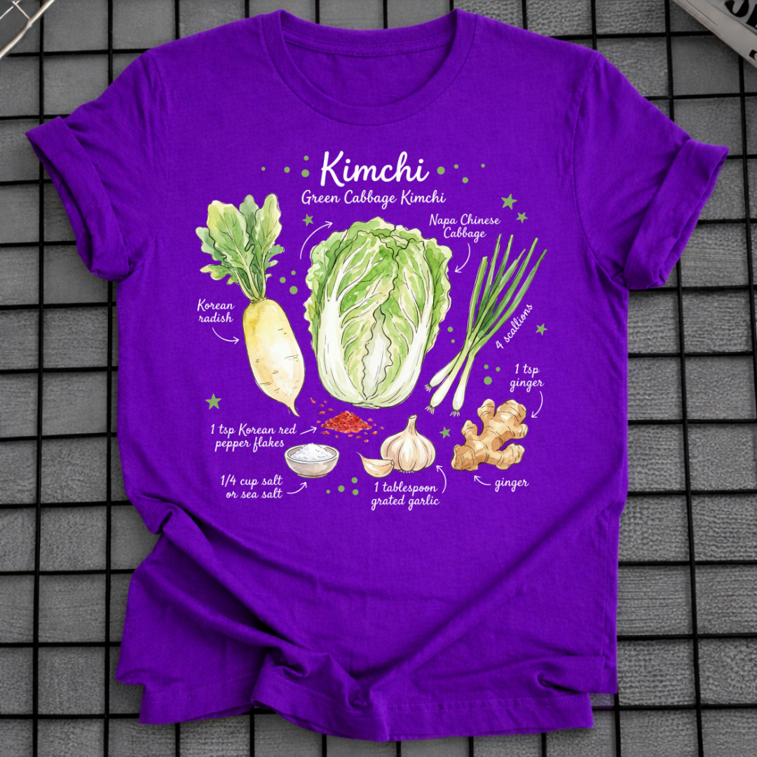 GREEN KIMCHI RECIPE T-SHIRT