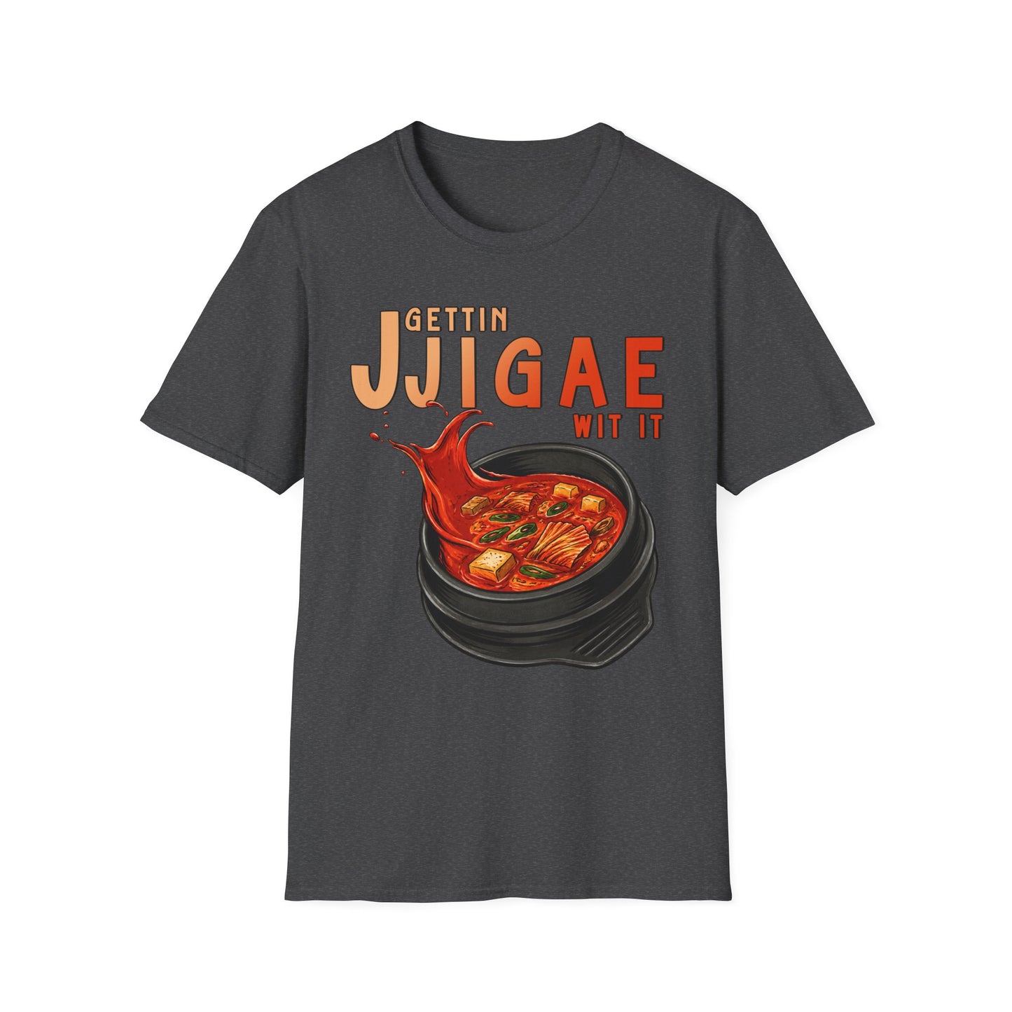 Gettin Jjigae Wit It T-Shirt – Korean Stew Graphic Tee for Foodies & K-Culture Fans